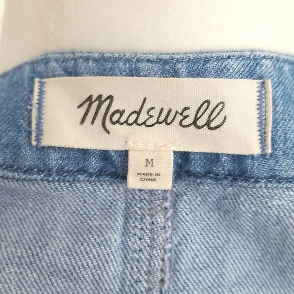 Madewell Denim Popover Swing Dress in Newsom Wash (M) - Picture 5 of 6
